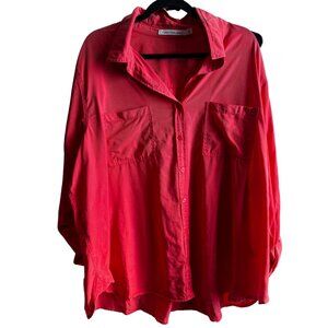 Calvin Klein Blouse Orange Size 2X